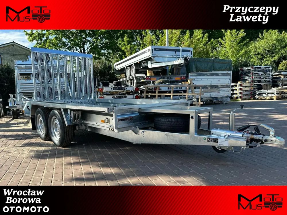 Brenderup Przyczepa Brenderup MT3080 308x152x27 2 osie DMC 2700kg Minikoparka Walec - 1