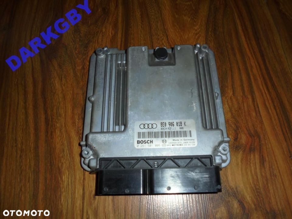 VW AUDI SEAT KOMPUTER STEROWNIK SILNIKA 2,0 ALT 8E0906018K 0261S01006 - 1