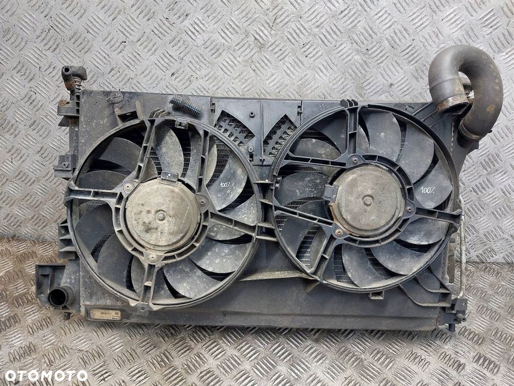 CHŁODNICE KOMPLET + WENTYLATORY OPEL VECTRA C 24410989 870824G 24418362 - 1