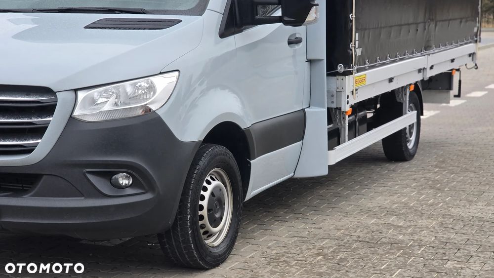 Mercedes-Benz SPRINTER 316 CDI 907❗ PLANDEKA 10 PALET / DRZWI Z TYŁU / DWIE WYSOKOSCI JAZDY / ZABUDOWA JEGGER / MAX ROZSTAW OSI / PODUSZKI PNEUMATYCZNE / SYPIALKA / RAMA / LAWETA / SALON POLSKA ❗❗ - 25