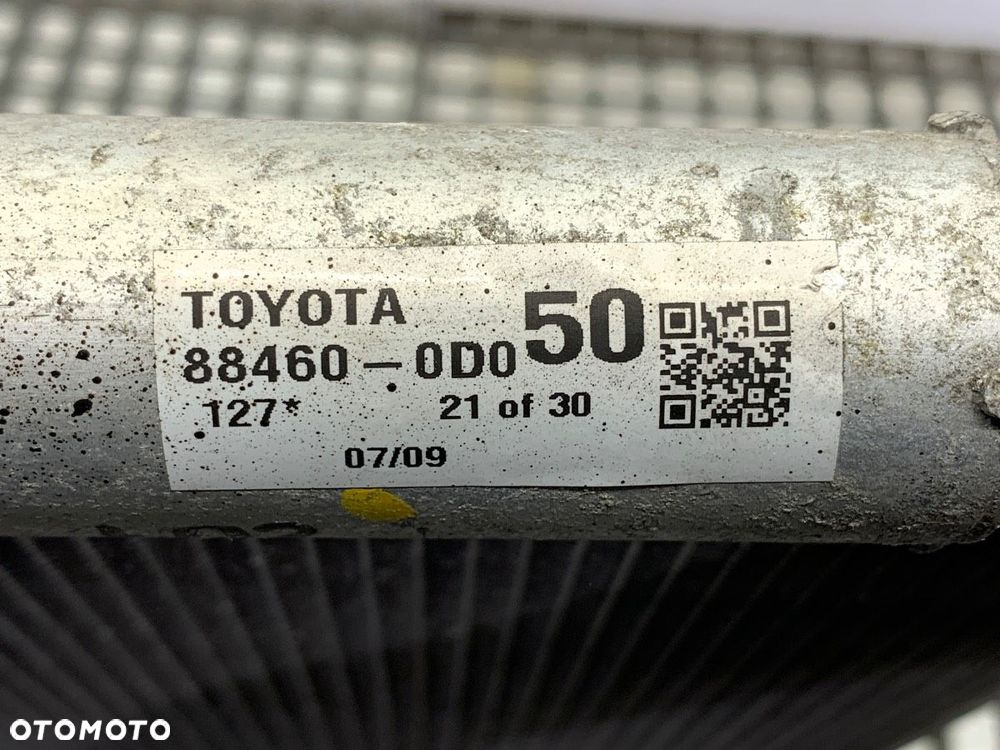CHŁODNICA KLIMATYZACJI  TOYOTA YARIS (_P9_) 2005 - 2014 1.33 VVT-i (NSP90_) 74 kW [100 KM] benzyna - 3