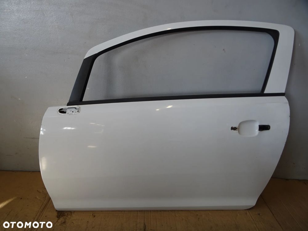 DRZWI LEWY PRZÓD LEWE PRZEDNIE OPEL CORSA D 3D HB 06-11 LAK:Z474 NR1118 - 2
