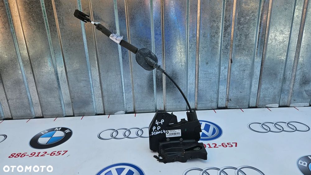 Renault Scenic 4 IV Zamek kompletny przedni prawy 4 PINY Zamek drzwi przód prawy 805021579R - 1