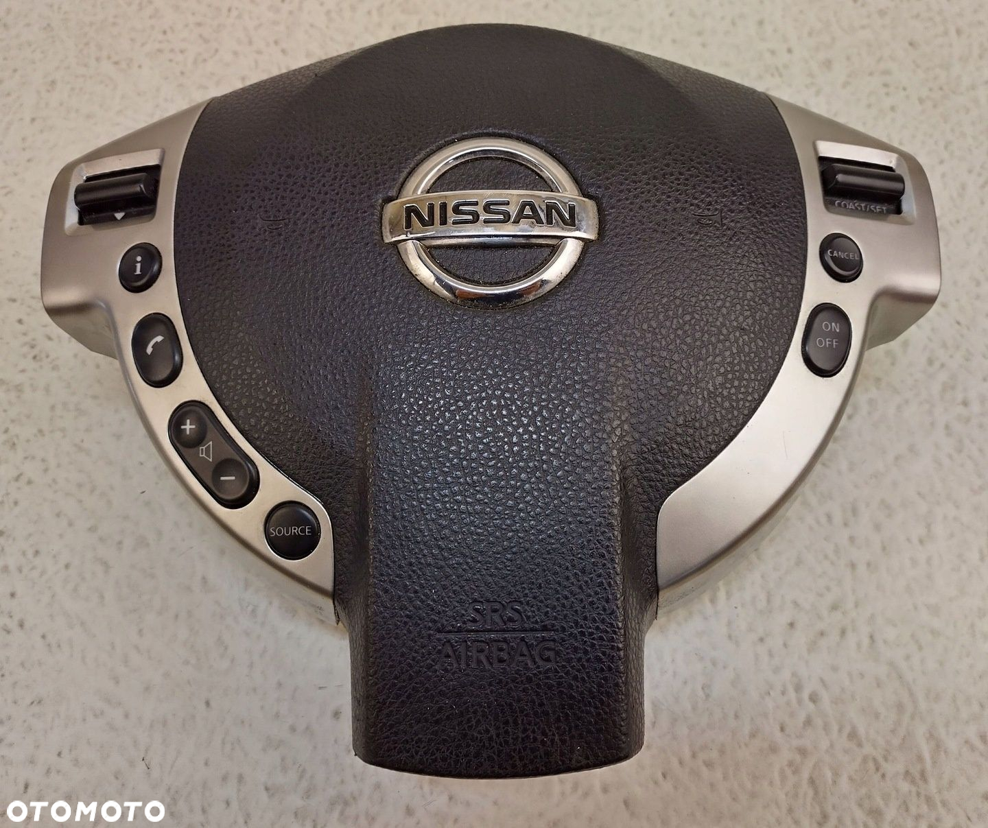 NISSAN QASHQAI 1 I J10 06-13 PODUSZKA POWIETRZNA AIRBAG KIEROWCY 98510JD16D - 7