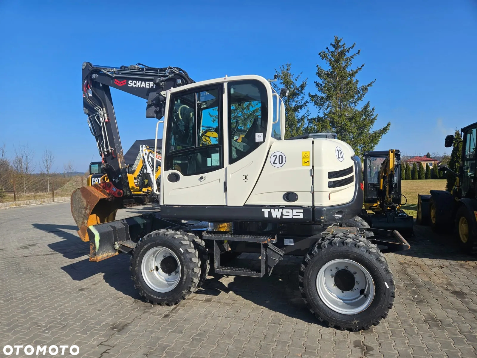Schaeff KOPARKA KOŁOWA SCHAEFF TW95 TW 95 110 85  TEREX YANMAR 2019R 5000 MTG - 14