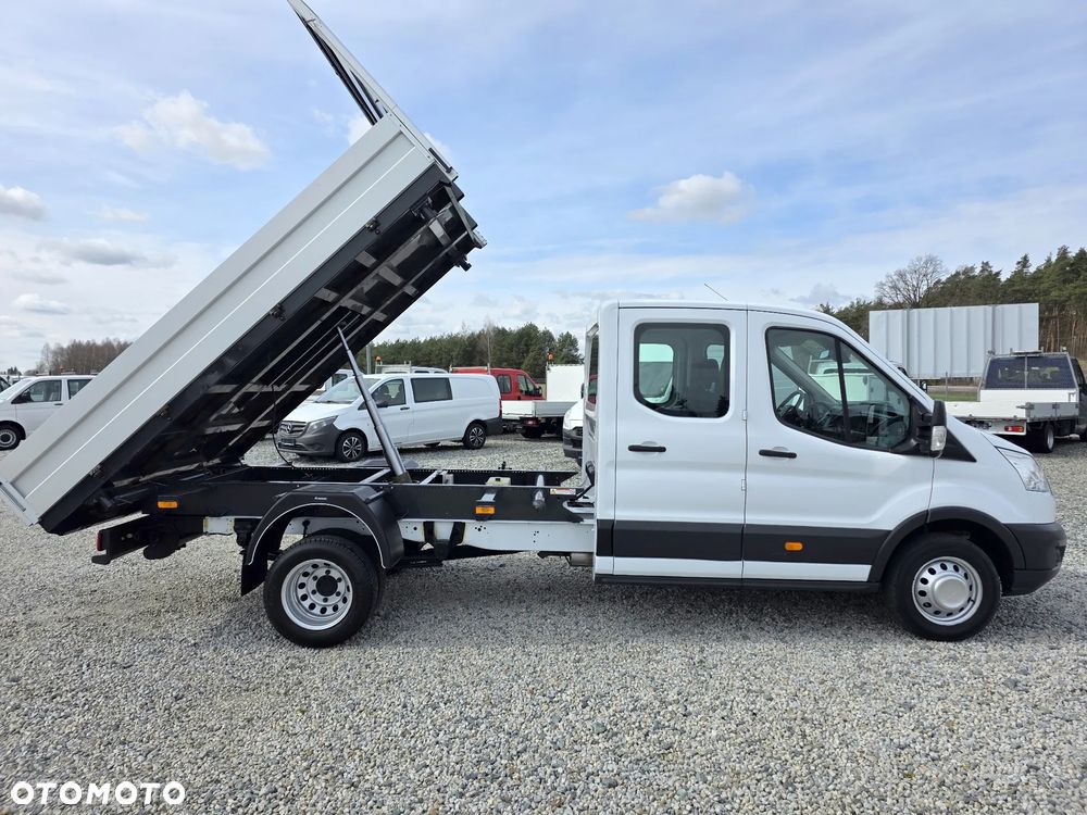 Ford TRANSIT 2,0 TDCI 170 KONNY WYWROTKA 3 STRONNA DOKA BRYGADÓWKA 7 OSOBOWA KLIMA WEBASTO LEDY 150T/KM PRZEBIEGU BLIŻNIAKI DO 3,5T WYWROT GWARANCJA - 32