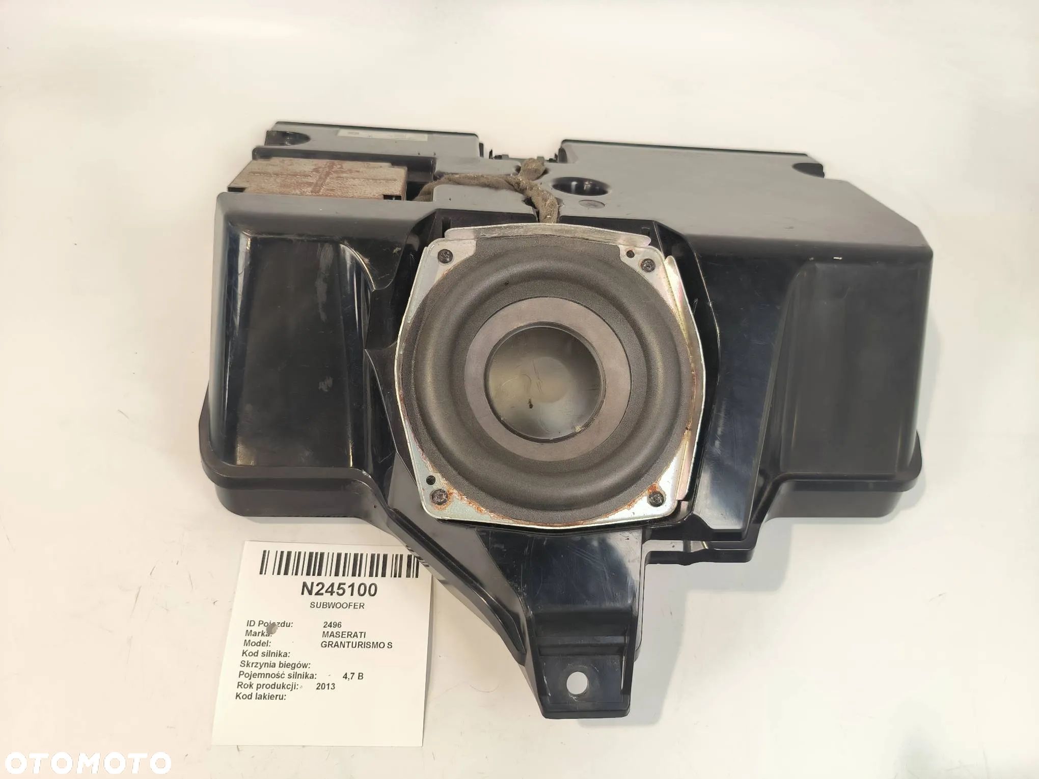 Głośnik SUBWOOFER 67071100 BOSE Maserati Quattroporte V LIFT 2009 Sedan Benzyna 4244cm³ - 1