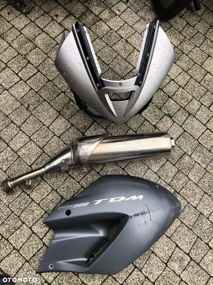 Yamaha TDM 900 czasza bok tłumik wydech lewy - 2