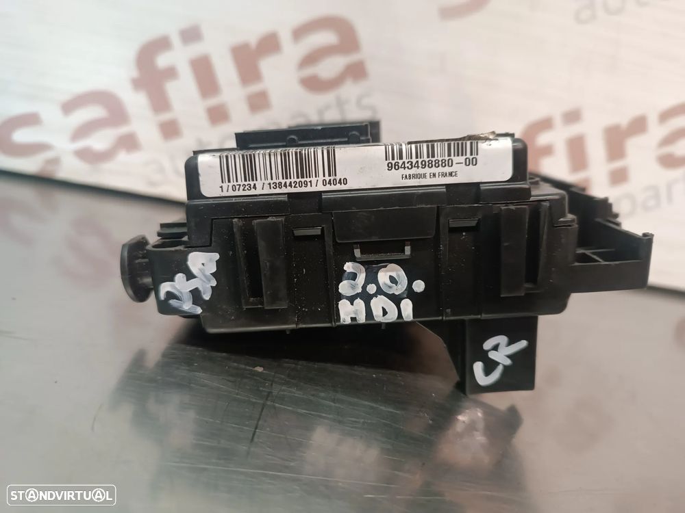 CAIXA DE FUSIVEIS BSM B3 PEUGEOT 206 / 307 / CITROEN XSARA PICASSO C2 C3 REF: T118470003G 9643498880 - 2