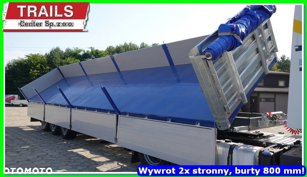 Inny Wywrotka 2x strony, platforma 12,60 m, burty ALUM 600/800 mm !!! - 3