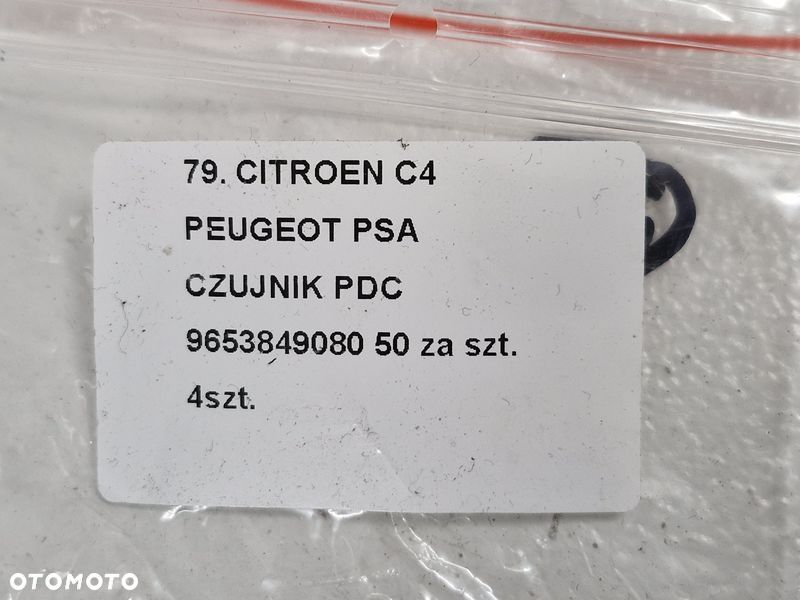 citroen c4 1 i peugeot psa czujnik parkowania pdc 9653849080 - 7