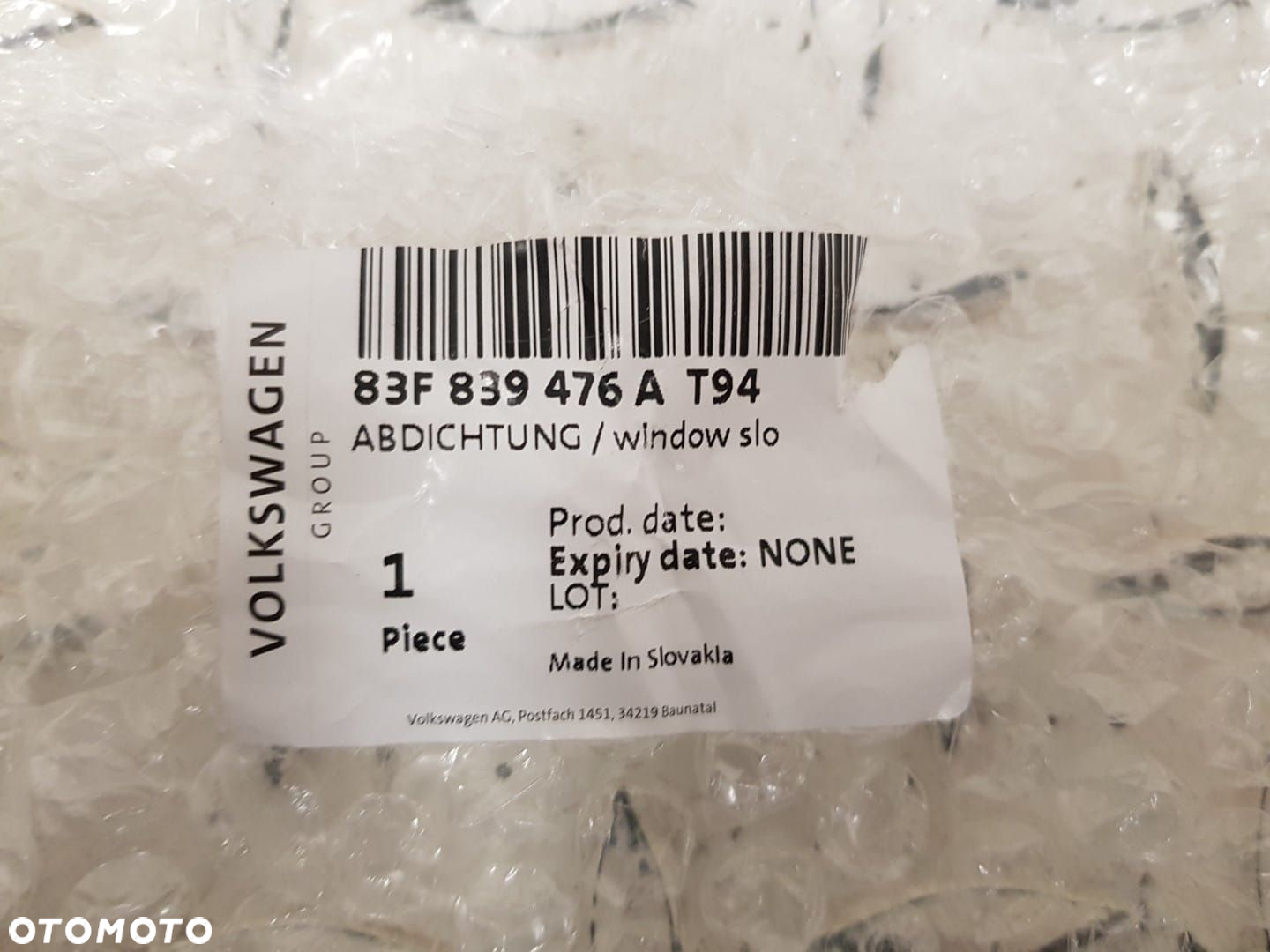 ORYGINALNA NOWA LISTWA ZGARNIAJĄCA DRZWI PRAWA TYLNA PRAWY TYŁ AUDI Q3 II 2 19-25  83F PIANO BLACK - 4