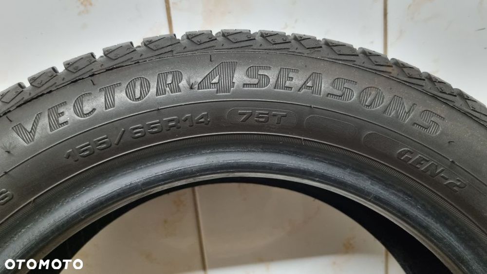 4 opony całoroczne 155/65 R14 75T GoodYear Vector 4Seasons GEN-2 - 5