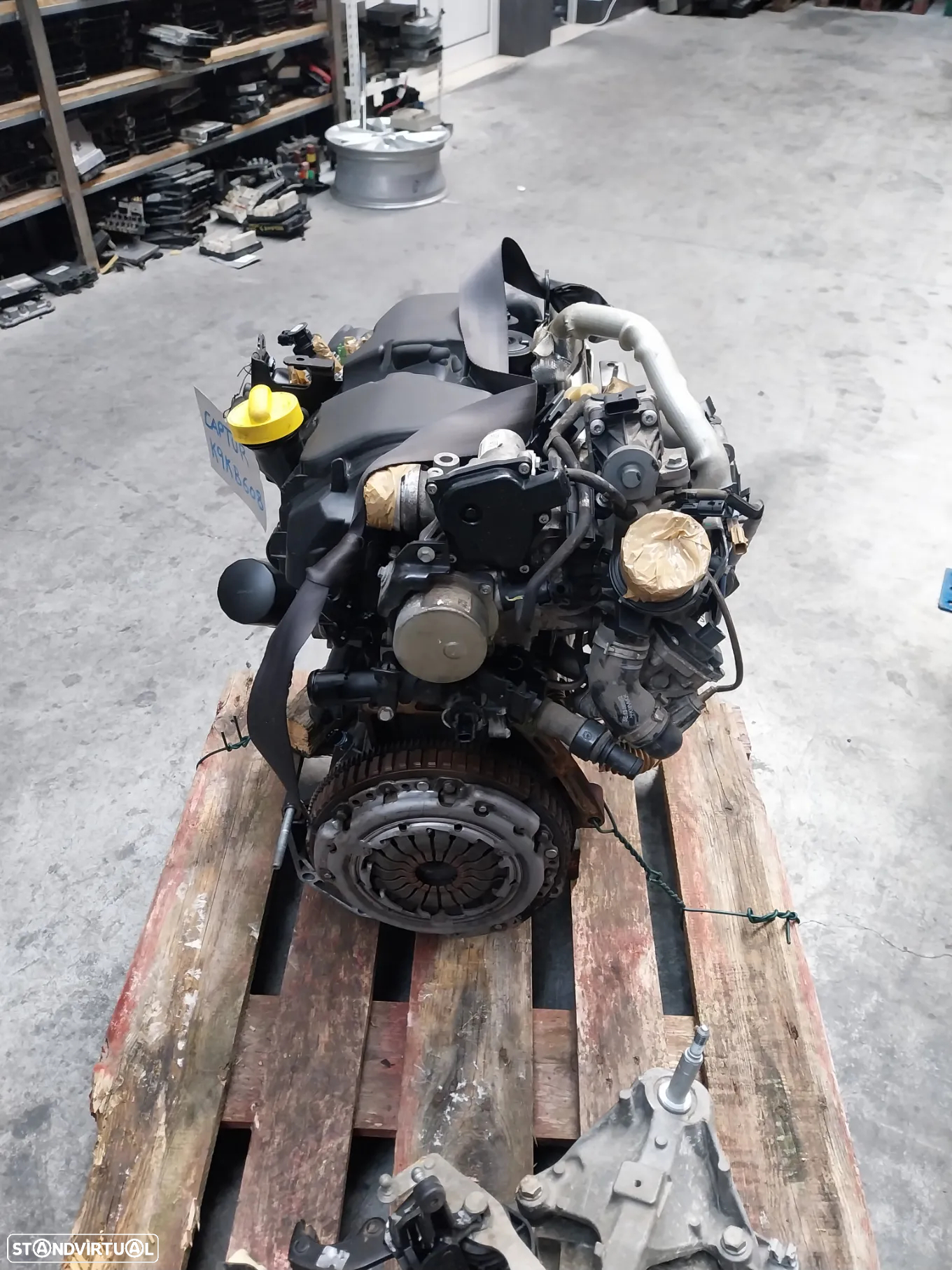 Motor Renault Captur 1.5 dci 2015 Ref: K9K B 608 - 5