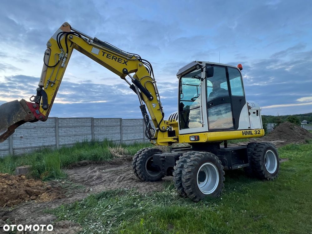 Terex TEREX HML 32 TW 85 3x ramię łamane SCHAEFF 9ton 2 łyżki DEUTZ Dodatkowa hydraulika ZWINNA SILNA koparka DZIELONE stopy Atlas Volvo 2005r 4300mth po serwisie - 8
