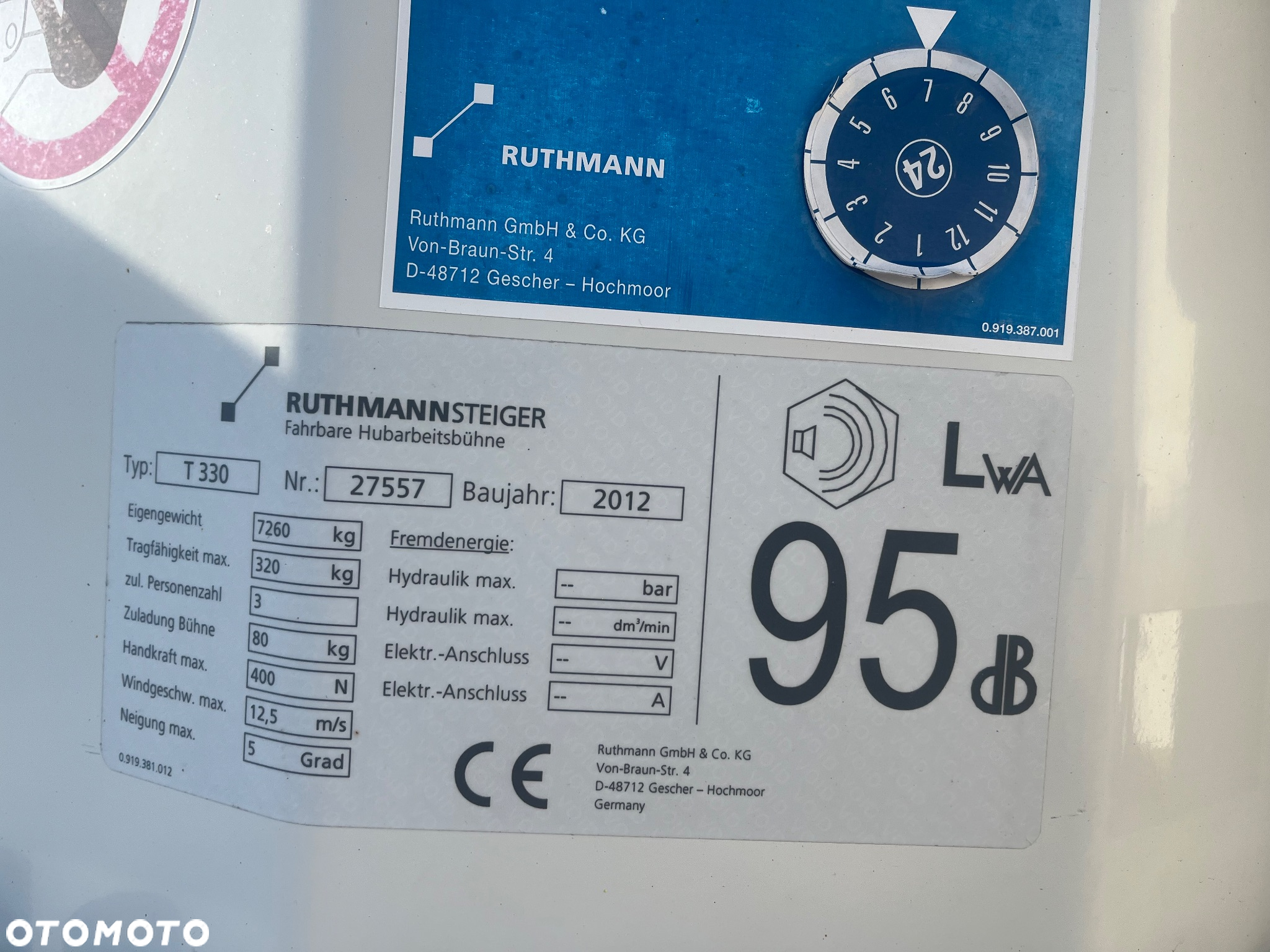 MAN Podnośnik Koszowy Zwyżka Ruthmann T330 33 Metry DmC 7500KG! 21 M w bok! UDT! Jak Wumag GsR Multitel - 26