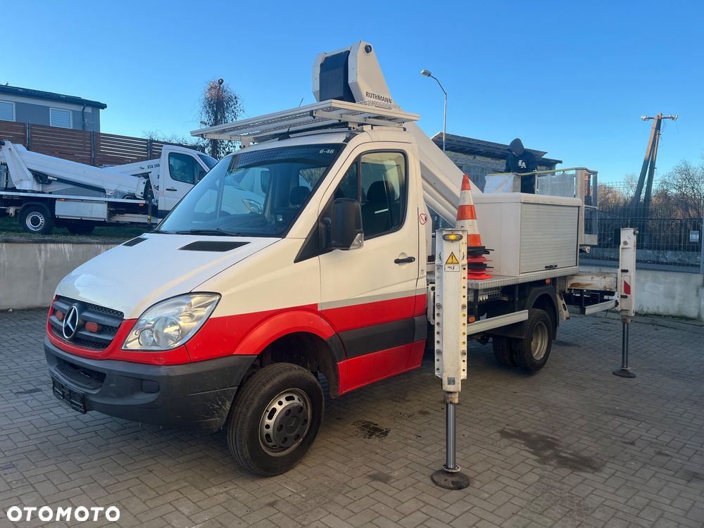 Mercedes-Benz Podnośnik Koszowy Zwyżka Izolowany Kosz!!!  Ruthmann TB220 22 metry 14 w Bok Udt jak Wumag Multitel Gsr - 25