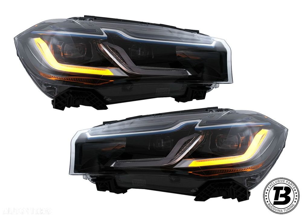 Faruri Full LED compatibile cu BMW X5 F15 Conversie la LED - 4