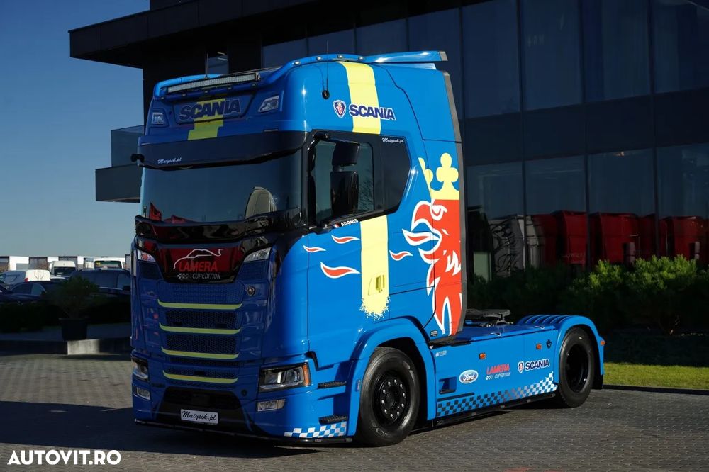 Scania S 520 / V8 / RETARDER / I-PARK COOL / COMPLET AIRMATIC / PIELE / ANVELOPE 100% - 4