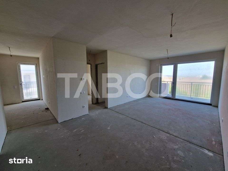Apartament 3 camere 2 bai bloc cu lift zona de case in Turnisor — fotografia 2