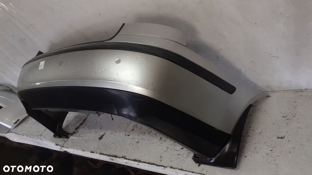 + ZDERZAK TYŁ TYLNY DO SKODA OCTAVIA II 2 SEDAN PDC 9102 SREBRNY - 3