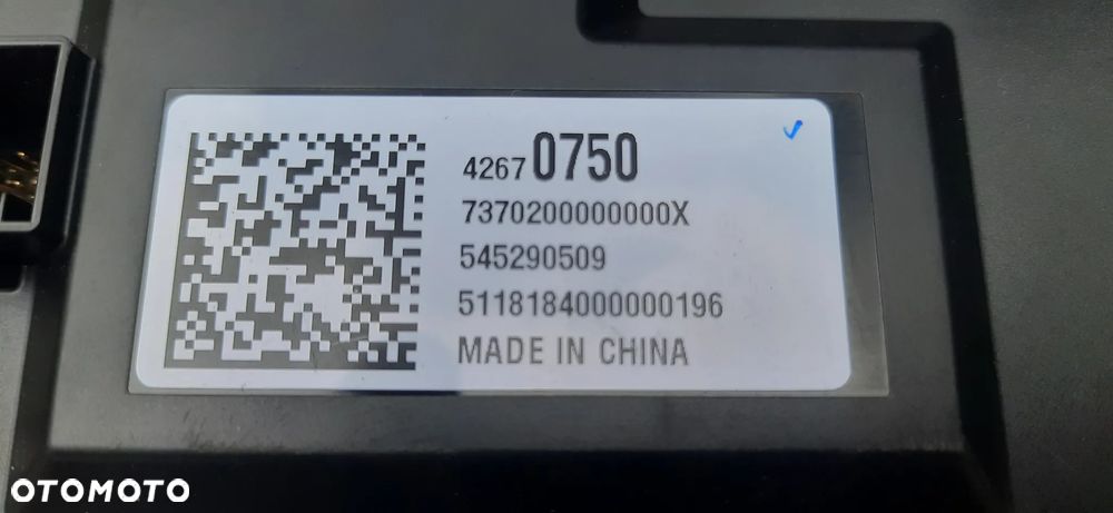 OPEL MOKKA WYSWIETLACZ NAWIGACJI EKRAN 42670750 545290509 - 5