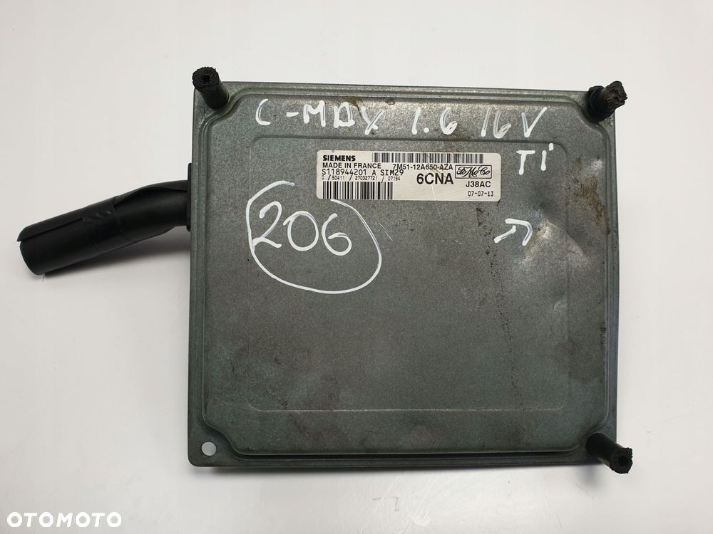 Ford C-Max 1.6 16V Ti KOMPUTER SILNIKA sterownik - 1