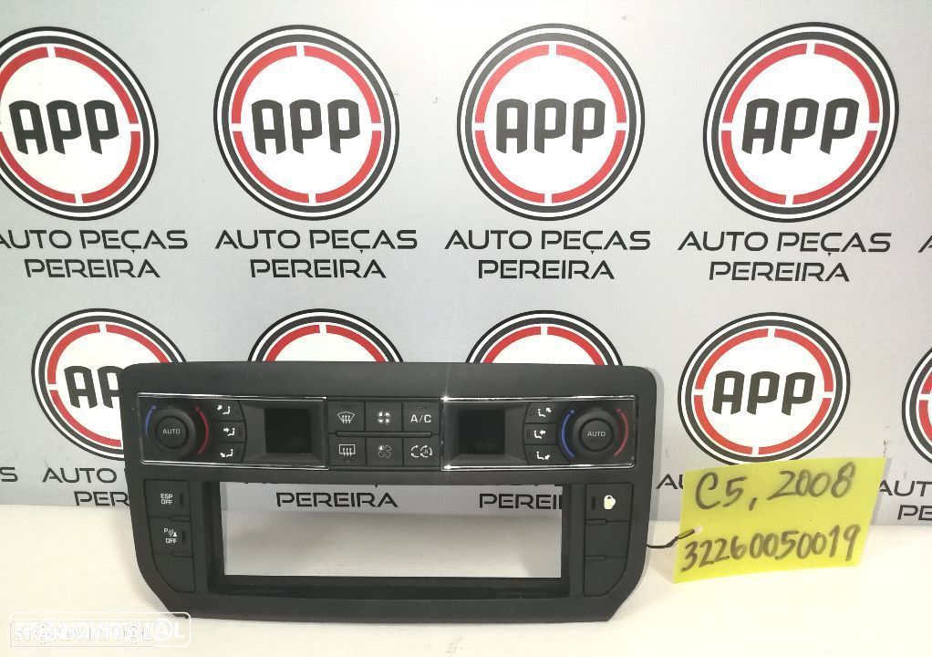 Comandos AC Sofagem ClimatronicCitroen C5 de 2009, ref 32260050019. - 1