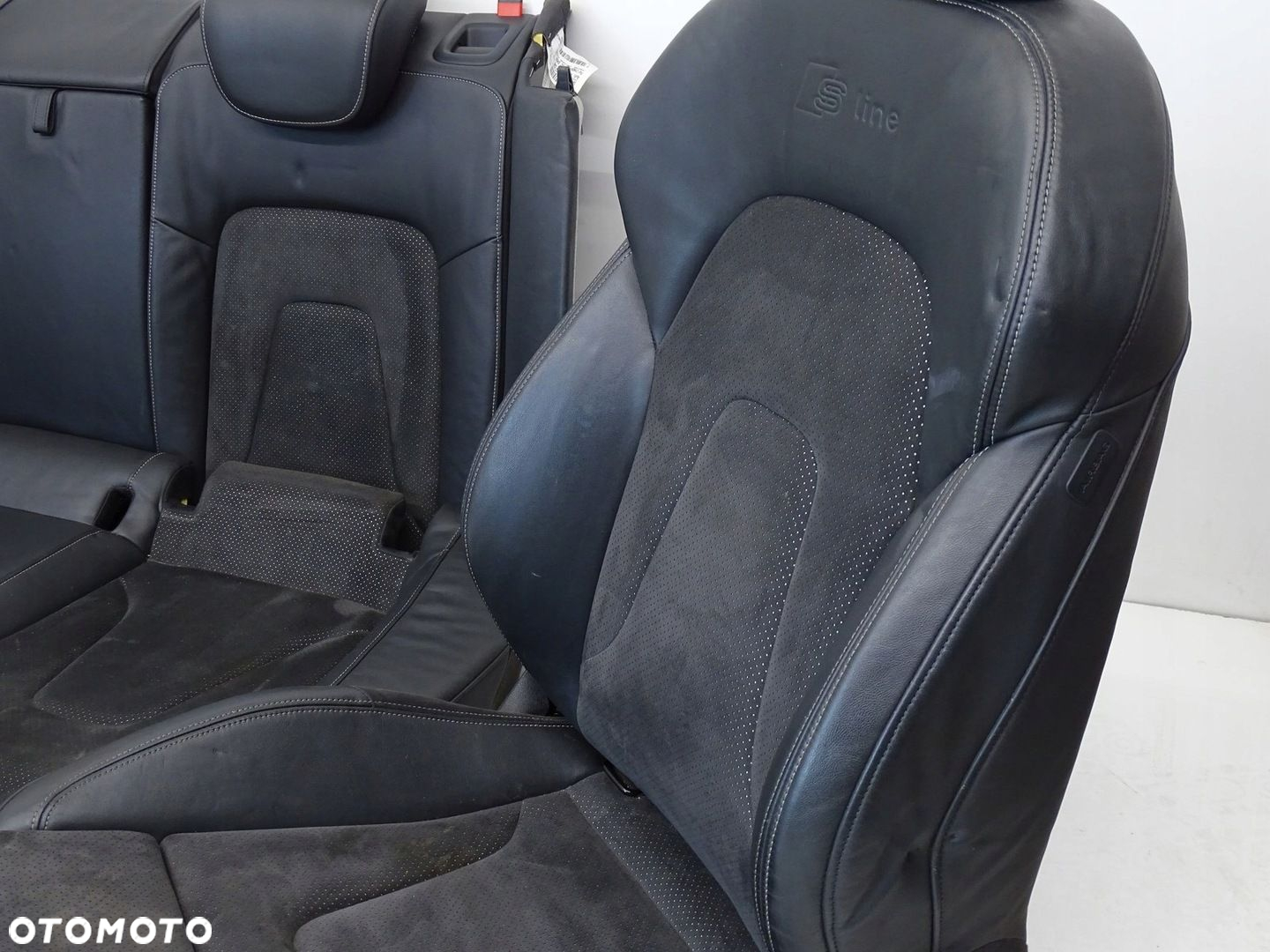 KPL FOTELE KANAPA PÓŁSKÓRA AUDI A5 8T 5D SB S-LINE - 3