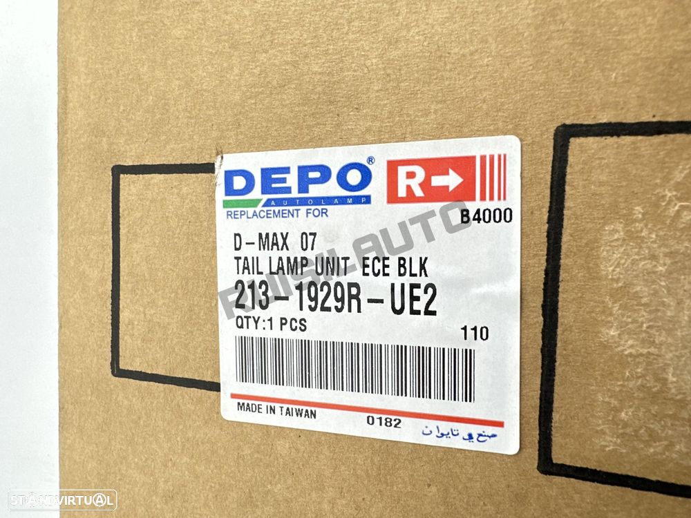Farolim Trás Painel Direito 213-1929r-ue2 Isuzu D-max I [2006_2 - 3
