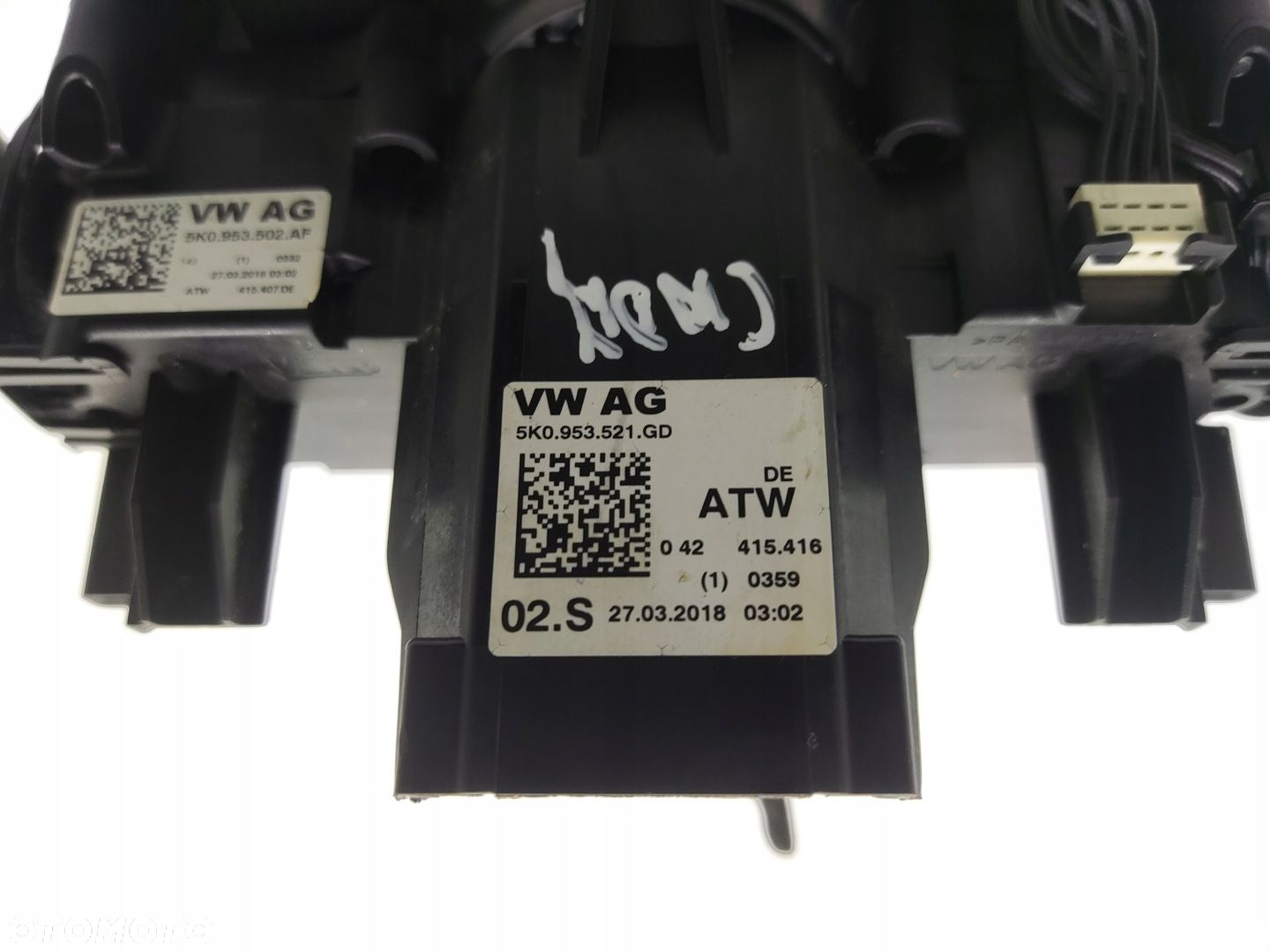 PRZEŁĄCZNIK ZESPOLONY ŚWIATEŁ VW CADDY III IV 2K5 2015-19 LIFT 5K0953521GD - 8