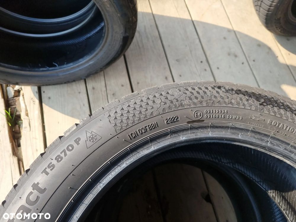 Opony Continental WinterContact TS870P 205/55R17 95V 2022r,6,5mmx2 bdb stan - 8
