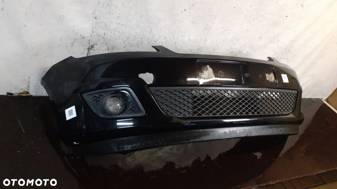 ^ ZDERZAK PRZÓD PRZEDNI FORD FIESTA MK.6 6 VI D2 CZARNY LIFT FL HALOGENY - 4