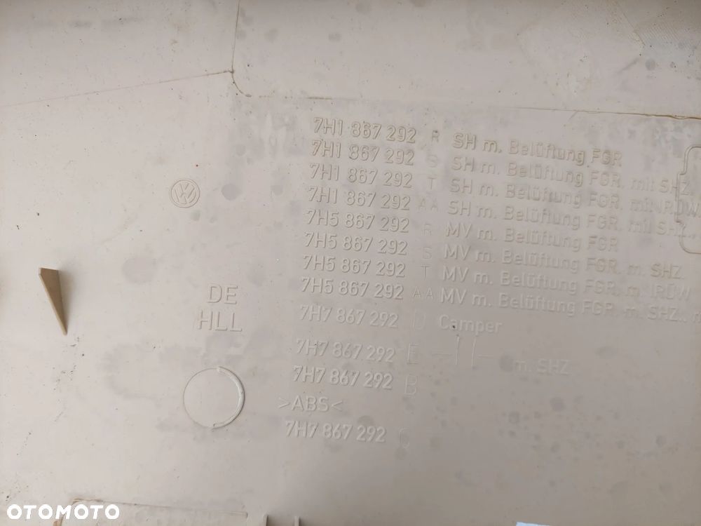 VOLKSWAGEN T5 MULTIVAN BEŻOWY POSZYCIE SŁUPKA B PRAWE 7H1867292 - 4