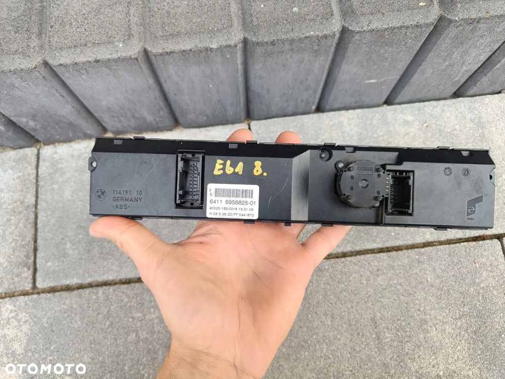 BMW E60 E61 PANEL KLIMATYZACJI BASIS 6956825 - 6