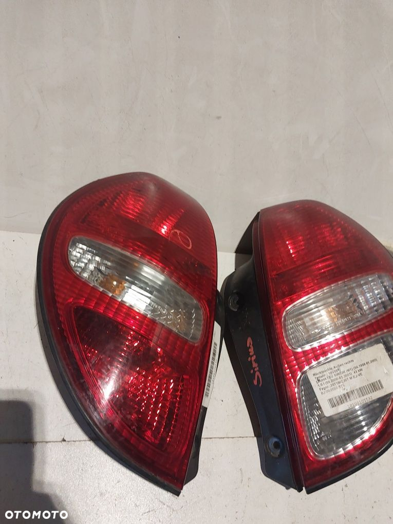 Daihatsu Sirion 1 I tylna lampa prawa lewa prawy lewy - 5