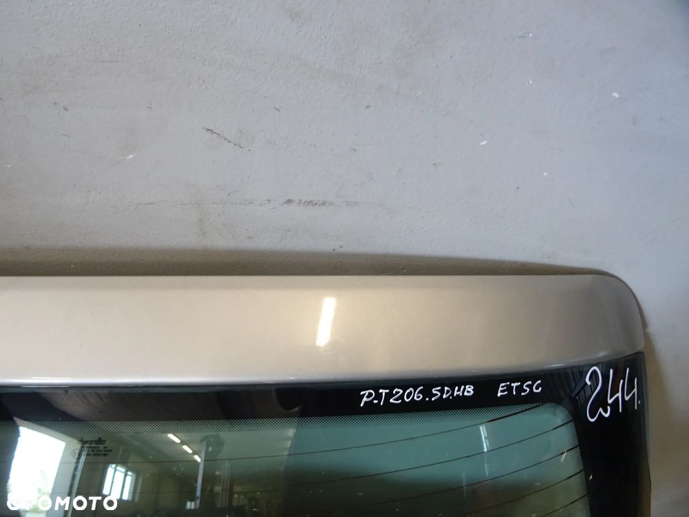 KLAPA TYŁ TYLNA SZYBA POKRYWA BAGAŻNIKA PEUGEOT 206 LAK: ETSC NR244 - 6