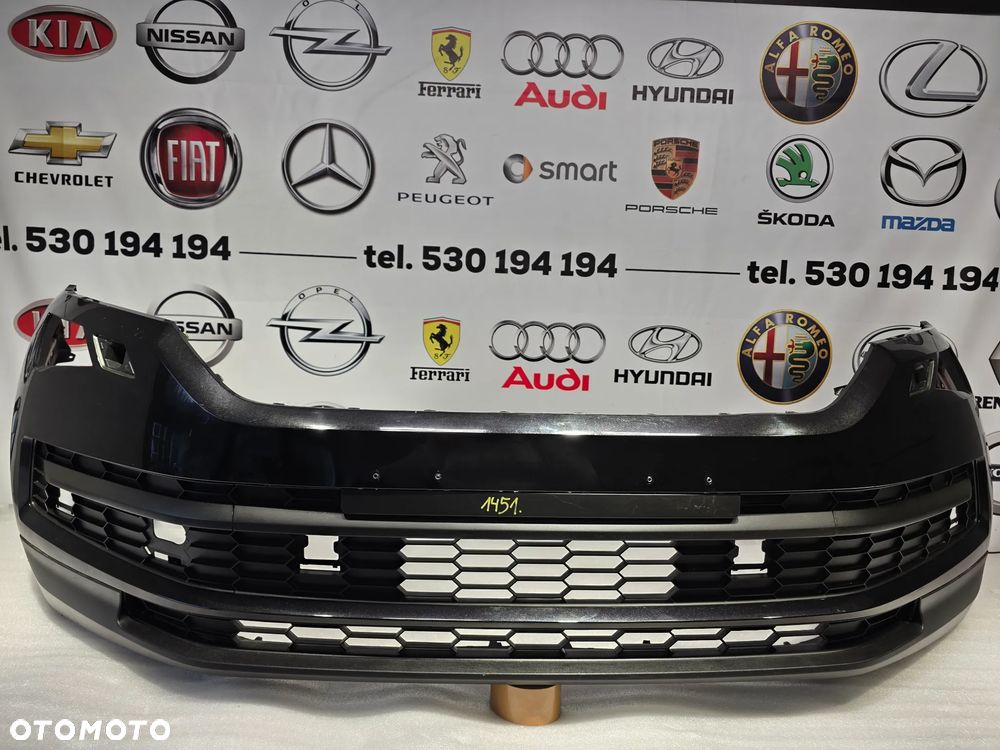 SKODA KODIAQ 565 ZDERZAK PRZEDNI PRZÓD , NA SPRYSKI + 6XPDC 6X PDC , NR 565807221 + 565807061 , NR AUKCJI NZ1451 - 1