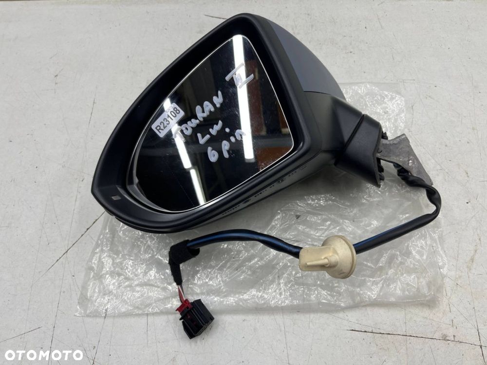 Lusterko VW Touran 2 II 5ta 15-26r. LEWE elektryczne zewnętrzne EUROPA 6 pin - 1