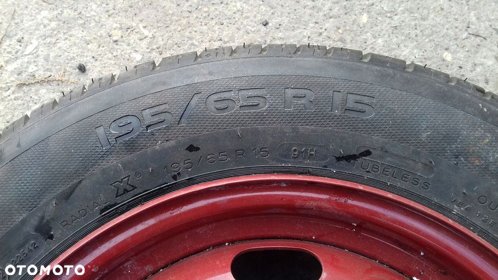 KOŁO ZAPASOWE 4x108 6Jx15 ET 27 MICHELIN 195/65/15 PSA PEUGEOT CITROEN - 5