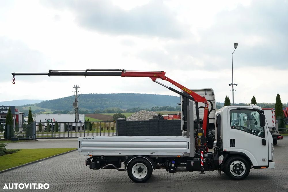 Isuzu M21 / 120 CP / 3,25 M TRANSMISIE / TWIN / + PALGINGER PK 2900 B / 990 KG CAPACITATE DE RIDICARE / ATINGERE 6,2 M / 2021 - 6