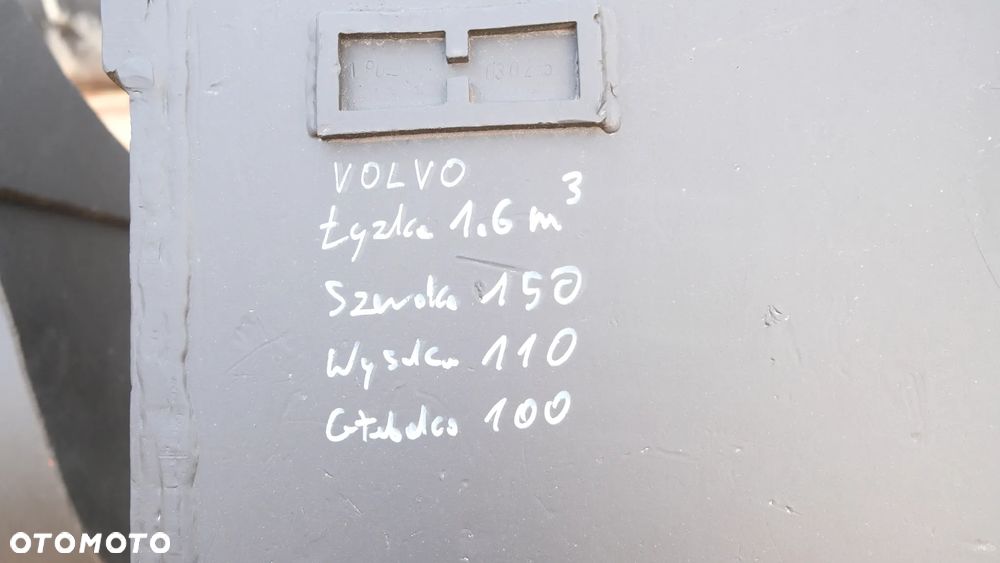 łyżka  1.6m 3do koparki volvo mocowanie system S 2 - 11