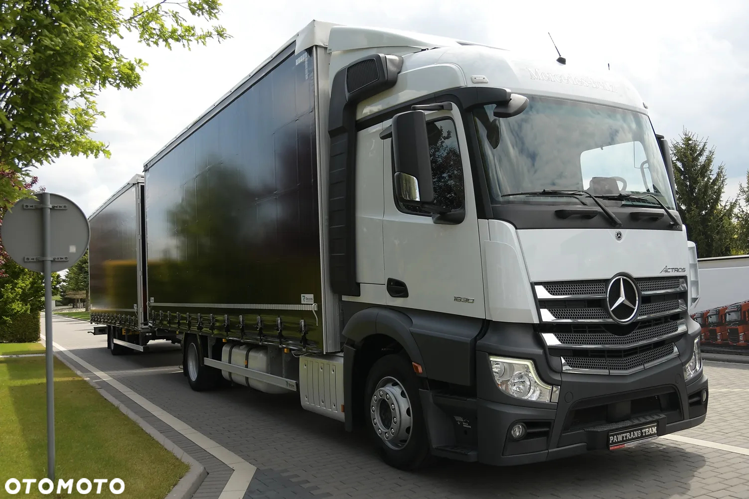 Mercedes-Benz ACTROS 1830///* 2021///* ZESTAW///* TANDEM///* PRZEJAZDOWY///* 7.70+7.70///* WIRTUAL KOKPIT///* LEDY///* STAN BARDZO DOBRY - 2