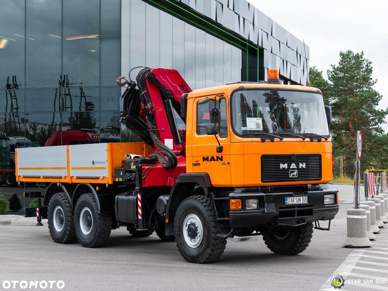 MAN 27.402 F10 6x6 HMF 3620 K4 Hds Żuraw Wyciągarka - 5