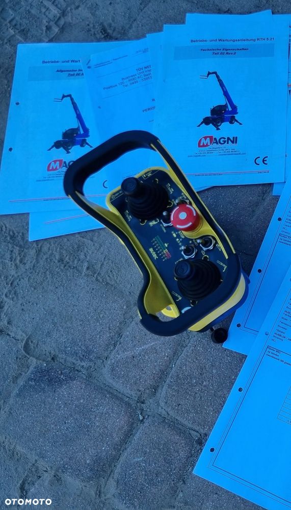 Magni RTH 5.21 Ładowarka teleskopowa 21 metrów 1361mtg Kosz (Pilot 2 funkcje) Wciągarka Bocian Łyżka Widły Jak Nowa z Salonu 2021r DEUTZ silnik z Norwegii KLIMA - 29