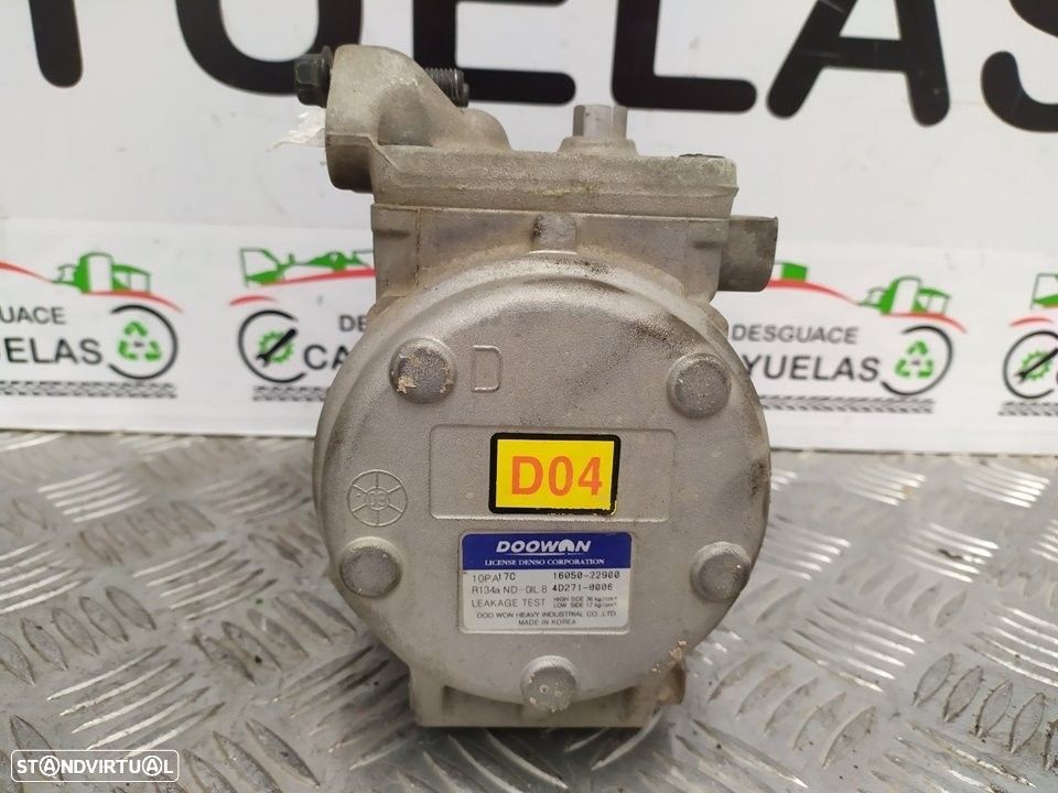 COMPRESSOR AR CONDICIONADO KIA CERATO SEDAN 2004 -16050-22900 - 2