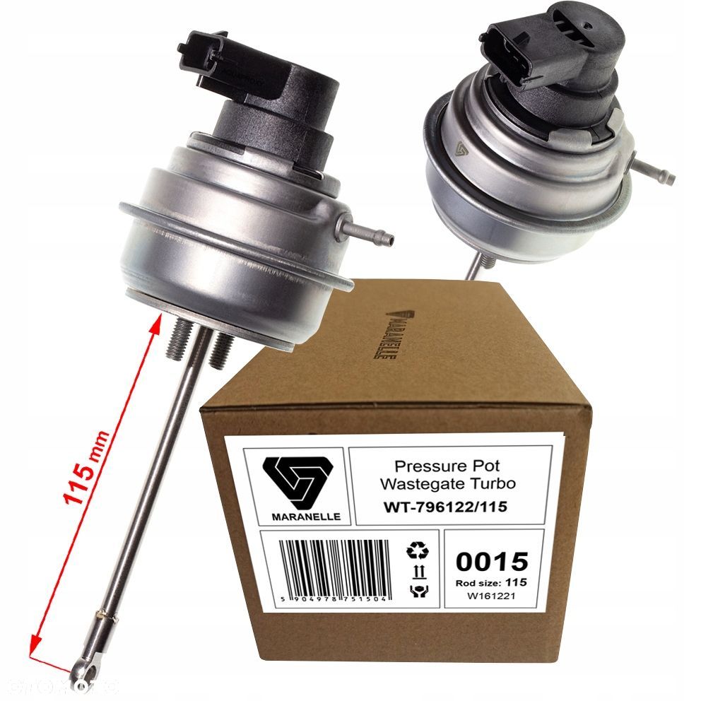 Zawór bańka gruszka turbiny FIAT Ducato / CITROEN Jumper / PEUGEOT Boxer - 3.0 [115 mm] - 1