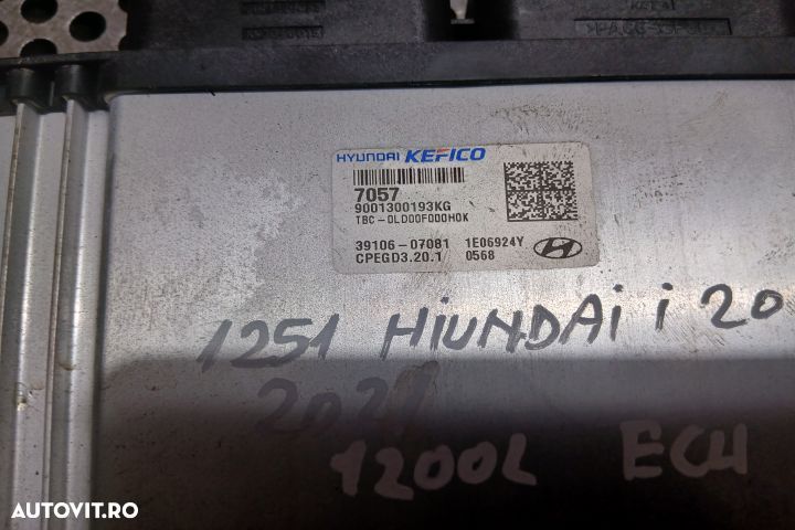 Calculator motor ECU 9001300193KG 39106-07081 9001300193KG 39106-0708 - 3