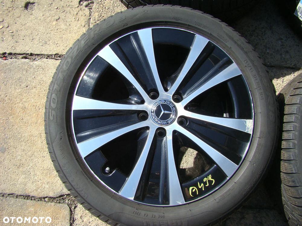 a499 5x112 Mercedes W213 S213 C238 A238 8jx18 245/45 9jx18 275/40 opony zima czujniki - 2