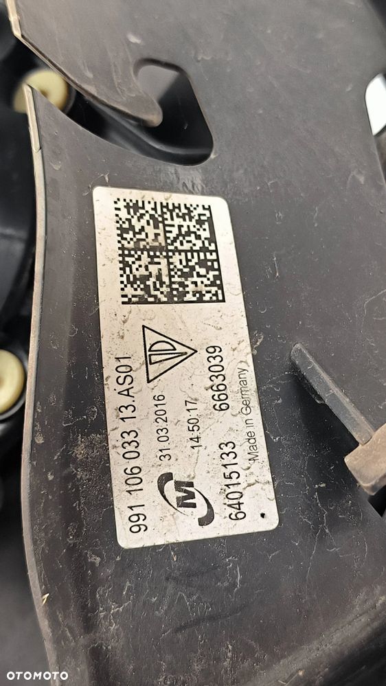 99110603313 Porsche Cayman 981 2.7B 2016 Elektryczny wentylator chłodnicy - 7